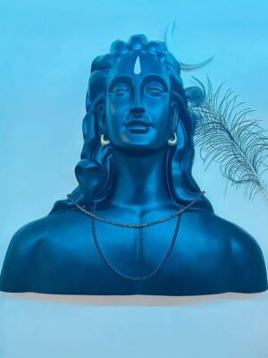 ADIYOGI SHIVA WALL SCULPTURE - 3X3 FT